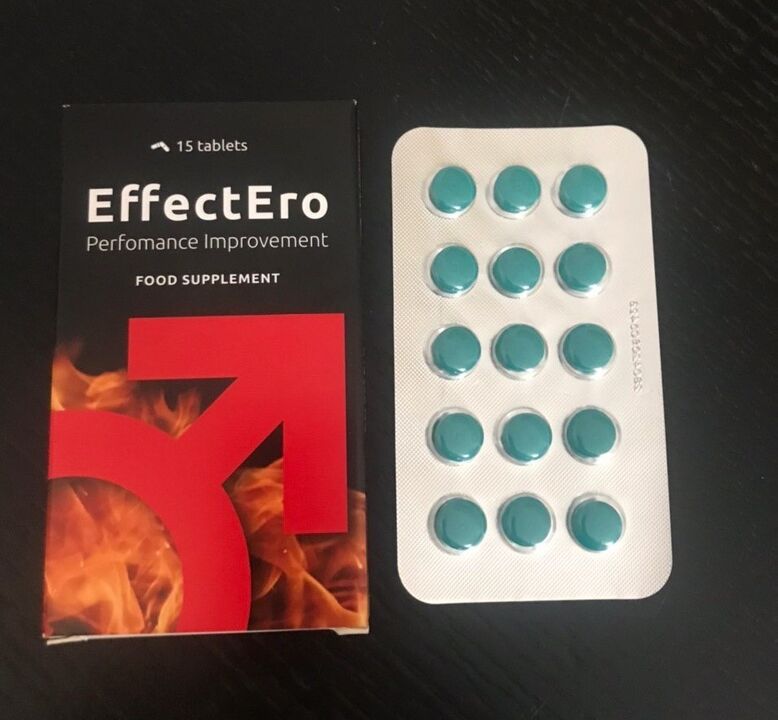 Foto e tabletave për përmirësimin e epshit EffectEro, përvoja e përdorimit